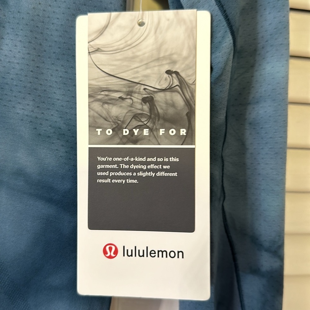 lululemon Swiftly Speed Long Sleeve Marble Tie Die - Picture 5 of 6